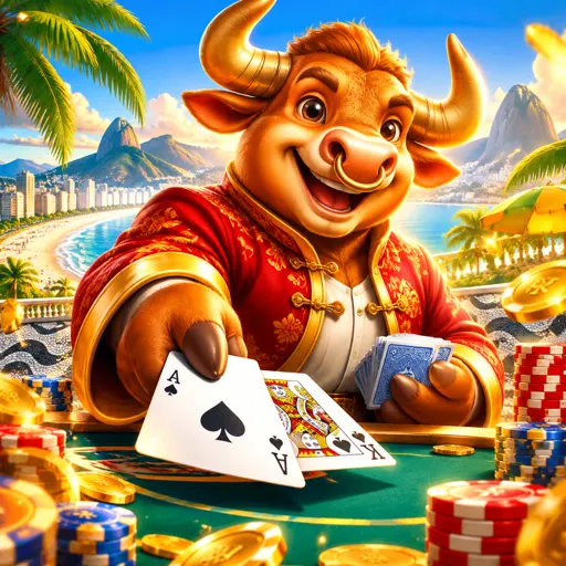 Tela do Fortune Ox mostrando o multiplicador x10 ativo no quarto rolo